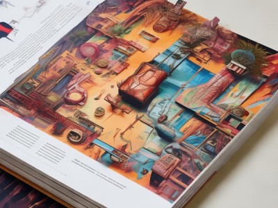 插画风格产品画册设计说明，视觉盛宴的精心呈现